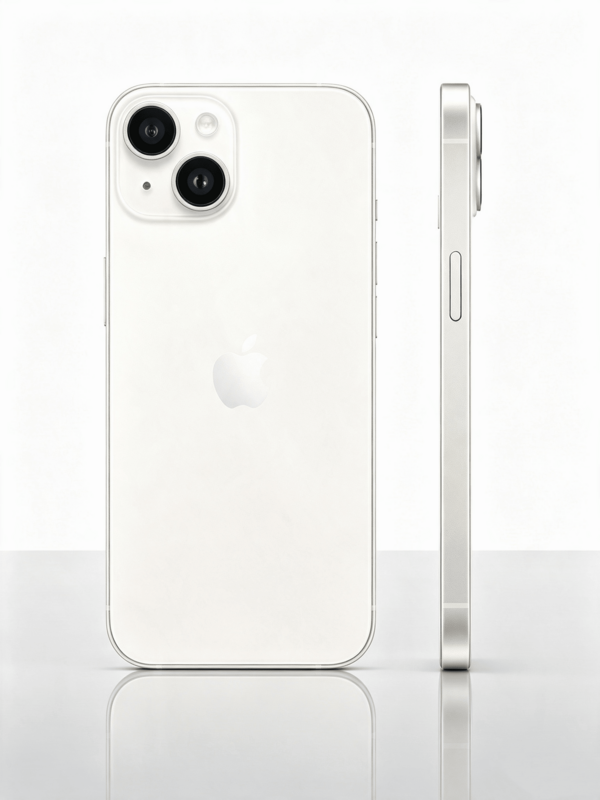 Apple IPhone 14 128G White, Dual ESIM,Refurbished Excellent Condition 5G Smartphone, Daily Communication Device, Office Work Mobile Phone, Vlog Shooting & Entertainment Companion