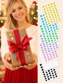 560pcs/1120pcs Star-Shaped Sticker Set, Alcohol-Free, Fragrance-Free, Suitable For All Skin Types, Day And Night Use, Perfect Christmas Gift. Can Be Used To Cover Facial Imperfections And Blemishes, And Decorate The Face. - Star - View 2