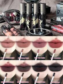 Girlcult Love Whisper 霧面唇釉 M62，顯色濃郁，絲絨質感，輕盈持久，易上妝，適合初學者，適合女性日常使用，禮品，3.8g/0.13oz - M62 - 查看 6