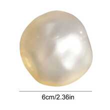 1pc Malleable Pearl Coconut Oil Squeeze Squishy Toys, Slow Rebound Sensory Pressure Ball, Soft Stress Relief Toy, Ideal Surprise Gift For Birthday, Christmas And Daily Relax For Adults - Multicolor - View 6