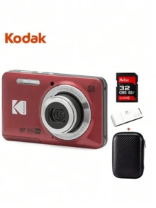 Kodak FZ55 多功能相機 1080P高清 1635萬畫素 5倍光學變焦 28mm廣角 2.7吋螢幕 14種場景 輕巧機身 - 查看 9