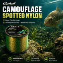 Chelesh 1000m/1093yds Nylon Fishing Line, 3D Color-Changing Invisible Spotted Line, Strong And Durable, Invisible In Water, Suitable For Lure Fishing, Fly Fishing, Saltwater And Freshwater, Fishing Accessories - Multicolor - View 4