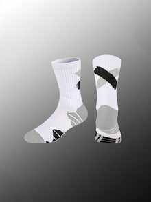 1 Pair Kids Sports Socks, Basketball Mid-Calf Socks, Spring/Autumn All-Season Daily Sports Socks For Students, Suitable For Back To School And Sports Events - Multicolor - View 10