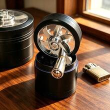 New Black Hand-Crank Manual Grinder, 40/50/63MM Three Sizes Available, 4-Layer Zinc Alloy Metal Crusher Grinding Accessory Tool! Suitable For Grinding Crusher! Multiple Sizes Available! - View 10