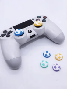 遊戲控制器搖桿帽，搖桿替換蓋，維修搖桿帽，高品質搖桿按鈕帽，耐磨搖桿套，搖桿帽套組；防滑設計增強控制手感，兼容 PS 4 和 PS 5 遊戲控制器；支持替換與維修，無需拆卸即可輕鬆安裝；遊戲玩家的理想禮物，多款可選，頂級遊戲配件。 - 彩色 - 查看 5
