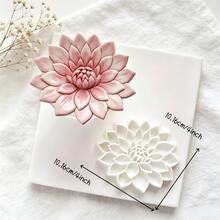 Flower-Shaped Polymer Clay Tools, Small Decorative Plate Polymer Clay Molds, Perfect For Rustic, Bohemian And Natural Style Home Decor, Ideal For Handmade DIY Projects - White - View 11