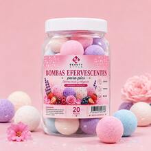 Fruity Spa Pedicure Bath Bombs - Rose - View 1