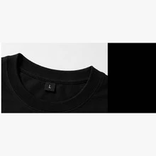 Almacén local, camiseta unisex de 100 % algodón, manga corta, diseño Samhain Scarecrow, cuello redondo, corte relajado - Negro - Ver 9