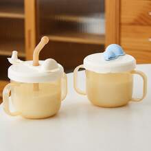 Straw Milk Cup With Scale, Large Baby Weaning Cup, Baby Bottle, Drinking Cup For 1-3 Years Old And Above, Sippy Cup - Multicolor - View 3