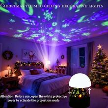 Christmas & Halloween Themed Projector Light | Dual‑Use Night Light | Christmas Smart Light | RGB Light,USB Powered - Multicolor - View 7