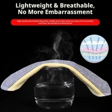 4 buah Pembalut Kain Graphene yang Dapat Dicuci, Pembalut untuk Inkontinensia Berat, 4 buah/Set atau 4 buah + 1 Kantong Penyimpanan Besar, Cocok untuk Aliran Menstruasi Berat, Dapat Dicuci dan Digunakan Kembali, Pembalut Kain Super Penyerap, Produk Kebersihan Wanita - Berbagai spesifikasi - View 5