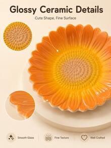 1/3pcs Garden Theme Ceramic Garlic Grinding Plate Set, Garlic Grinder And Ginger Grinder, Dip Plate With Silicone Garlic Peeler And Cleaning Brush, Multi-Functional Kitchen Tool Suitable For Garlic, Ginger, Carrot, Yam, Butter, Housewarming Gift - Garden-themed Garlic Press - View 8