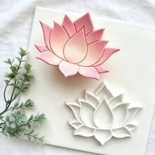 Flower-Shaped Polymer Clay Tools, Small Decorative Plate Polymer Clay Molds, Perfect For Rustic, Bohemian And Natural Style Home Decor, Ideal For Handmade DIY Projects - White - View 10