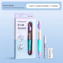1pc Jiaozhi Automatic Pencil, Multiple Colors Available, Student Drawing Dedicated Art Sketching Pencil, Drawing Pen, Click Mechanical Pencil, High Aesthetic Value, Continuous Lead, Automatic Pencil - Multicolor - View 14