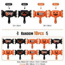 Halloween Mini Balloons With Sticks, Pumpkin Skull Ghost Fun Shaped Balloons, Kindergarten Activity Decoration - View 10