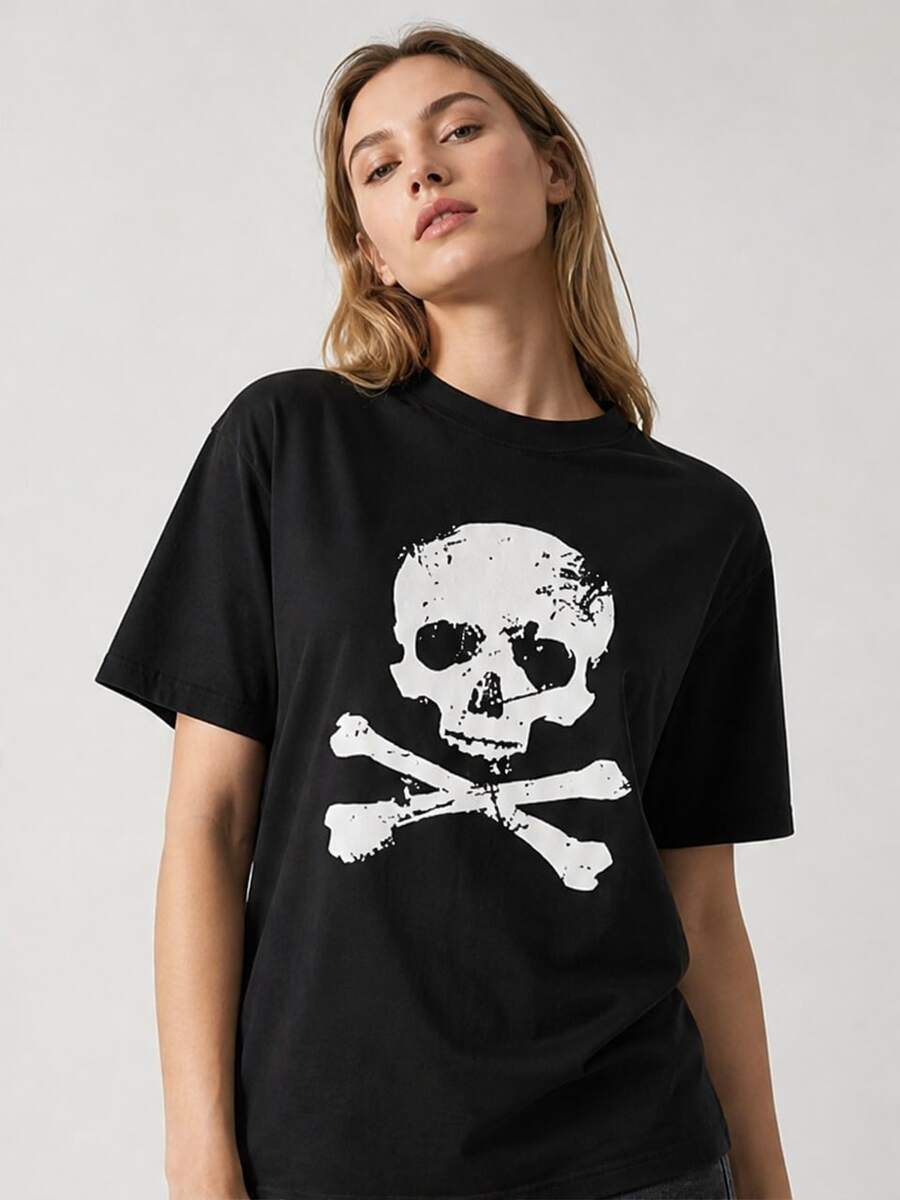 Women T-Shirts - 黑色 - 查看 1