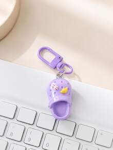 2/4/6pcs Colorful Mini Clog-Shaped Keychain, Creative Resin Colorful Mini Clogs Pendant Key Ring Set, Suitable For Women Men Bags Backpacks Gifts - A - View 4