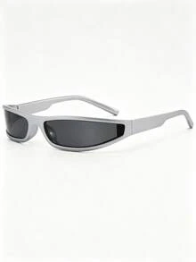 Men's Silver Fashion Glasses - Silver - View 3