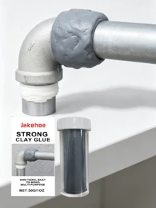 Handmade Repair Adhesive Clay, Multi-Material Universal Waterproof Sealant, High And Low Temperature Resistant, Fast Filling Gaps. Multi-Material Bonding: Suitable For Wood, Metal, Ceramic, Plastic Pipes. - A - View 2