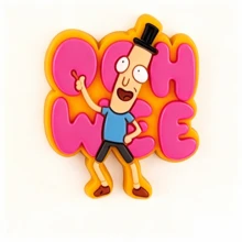 Warner Bros 16PCS Rick And Morty Shoe Charms Set, PVC Shoe Decorations, Shoe Accessories Charms, Gift Idea For Birthday Christmas Halloween Party Favor - Multicolor - View 5