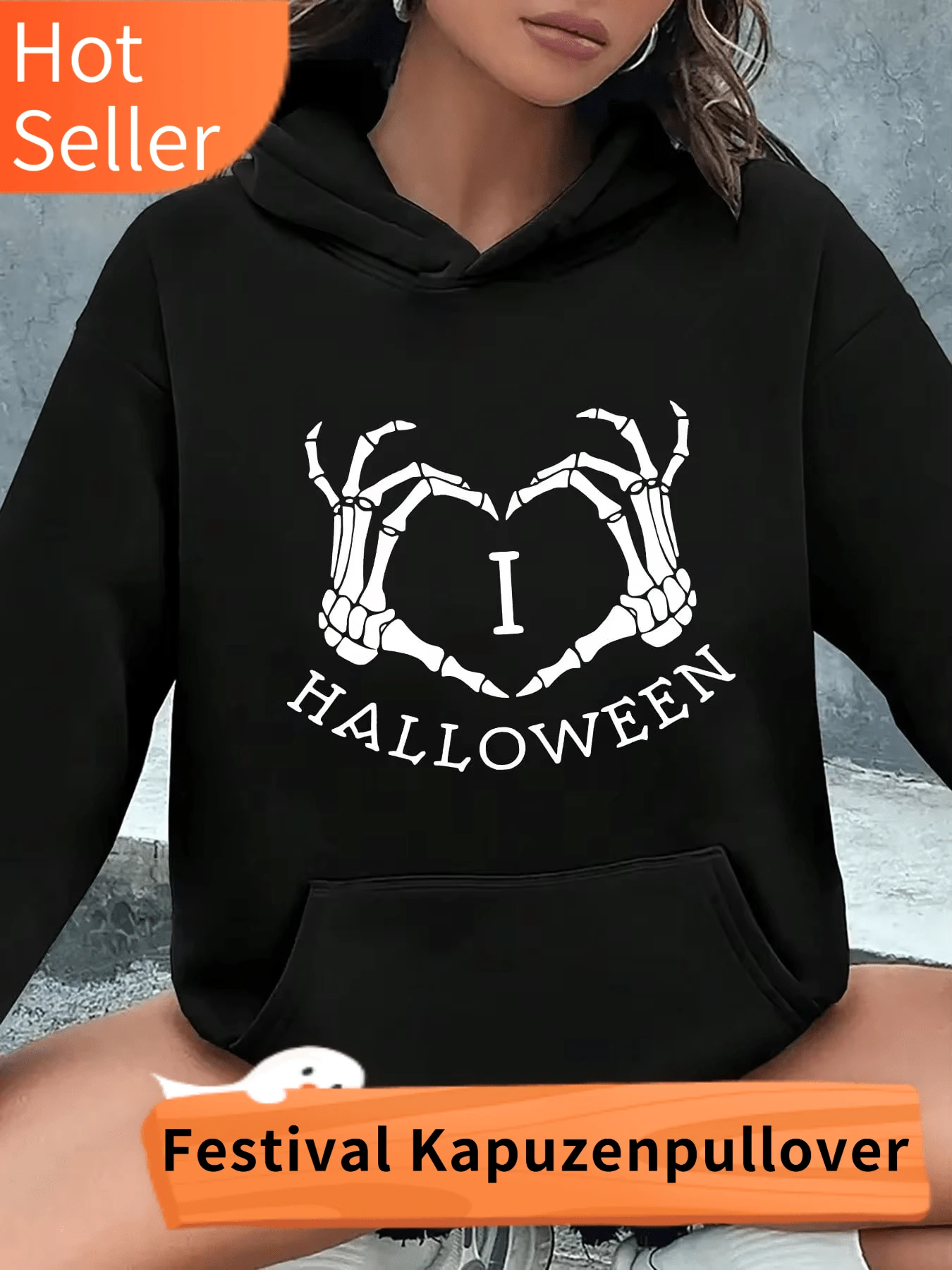 Women Sports Sweatshirts - Black - View 1