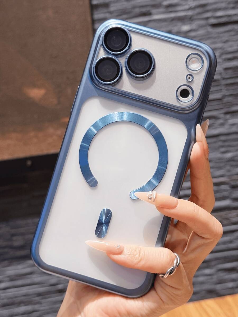 Casing Ponsel Magnetik Transparan Matte Mewah Kompatibel dengan iPhone 18 Pro Max 17 Pro Max 17 Pro 17 Air 17 Pro Max 16 15 14 13 Pro Max Casing untuk Pengisian Daya Nirkabel Magnetik dan Pelindung Belakang Tahan Guncangan