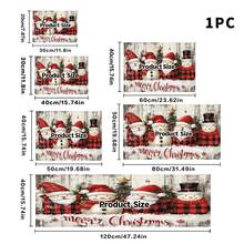 1pc Dish Drying Mat, Coffee Machine Mat, Christmas Theme Dish Drying Mat Red & Black Plaid Absorbent Quick Dry Table Mat, Scratch-Resistant Protective Mat, Restaurant Christmas Decor Mat, Kitchen Holiday Decor Mat, Home Gift, Tabletop Decoration - XYLSD-868 - View 15