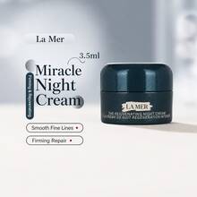 La Mer 夜間修復霜 3.5ml 5入組 奇蹟賦活面部保濕霜 旅行迷你試用裝 - 3.5ml 五盒裝 - 查看 5