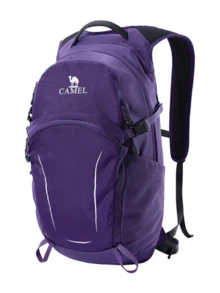 CAMEL CROWN Foldable Large Capacity Travel Bag Backpack Short Distance Travel Fitness Storage Bag - Aurora Purple - View 1