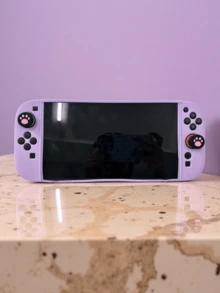 ihkdw For Switch2 Left And Right Joy-Con Controllers, A Complete Set Including TPU Matte Controller Protective Case + Cartoon Cat Paw Shaped Joystick Anti-Slip Cap, 2 Pieces Combination, Does Not Affect Controller Detachment From Console Or Normal Button Operation After Installation, Long-Term Grip Without Slipping - View 5