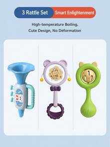 Set Mainan Bayi 7 Buah, Mainan Sensorik Bentuk Hewan Macaron, Mainan Kerincingan Genggam Warna-warni, Mainan Pengembangan Pendidikan Dini, Mainan Bayi, Mainan Balita, Perlengkapan Bayi Baru Lahir, Mainan untuk Tempat Tidur Bayi, Kereta Dorong, Perjalanan, Hadiah untuk Acara Mandi Bayi - MultiWarna - View 13