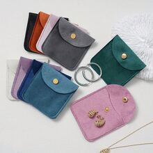 2pcs/5pcs/10pcs/20pcs/50pcs Velvet Jewelry Packaging Bags Soft Velvet Gift Bags For Rings Earrings Bracelets Necklaces Storage Bags Wedding Guest Candy Bags Gift Bags - Velvet Jewelry Pouch - View 3