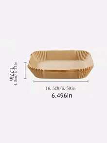 25/50/100/200pcs Air Fryer Paper Liners, Non-Stick Baking Paper, Suitable For Most Air Fryers - Multicolor - View 7