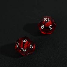 (D&D) Dadu Beholder, Dadu Resin Tepi Tajam, Dadu Polihedral, Dadu Mata Naga D&D - MultiWarna - View 6