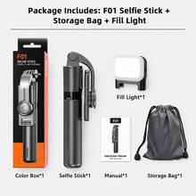 AXNEN 672mm/26.18 Inch Selfie Stick Foldable Selfie Stick Phone Tripod, Retractable Stand Foldable Monopod For Smartphone, Balanced Stable Live Streaming Shooting, Selfie Stick With Remote Control, Suitable For Photo Shooting, Travel, Outdoor Activities, Live Streaming Tripod - Multicolor - View 15