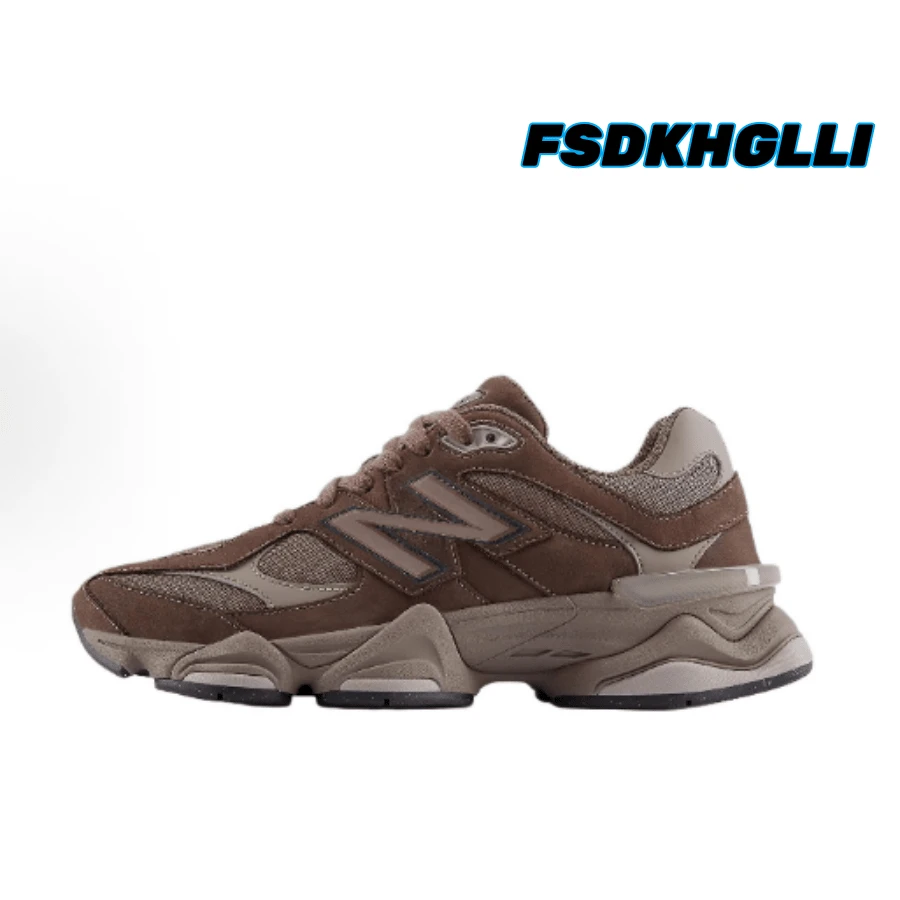 New Balance NB 9060 Comfortable Versatile Running Shoes Unisex Brown - NU9060493 - View 1