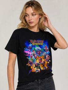 Women T-Shirts - 黑色 - 查看 3