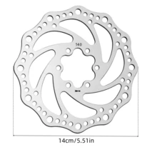 1pc 140mm/160mm Bicycle Disc Brake Rotor With 6 Bolts, Suitable For Road Bike, Mountain Bike, BMX, MTB, Bicycle Accessories - Multicolor - View 5