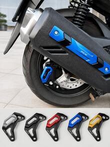 Rear Disc Brake Caliper Guard, Motorcycle Brake Caliper Protector, Scooter Rear Wheel Brake Pump Guard, CNC Machined Aluminum Alloy, Bolt-On Rear Brake Guard, Rear Brake Caliper Cover, Modified Scooter Motorcycle Accessories - A - View 1