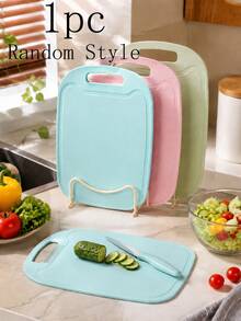3pcs Set Hanging Plastic Cutting Boards, Professional Kitchen Cutting Boards, Camping Cutting Boards, Home Cutting Boards, Cutting Mats, Washable Plastic Kitchen Cutting Boards, Suitable For Meat, Vegetables, Fruit, Kitchen Accessories - View 12