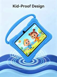 Qetupa 7-Inch Kids Tablet With Parental Controls, 3GB/4GB RAM, 32GB/64GB ROM, Android 13 Toddler Tablet, WiFi Support, Dual Cameras, Pre-Installed Educational Apps (Adapter Not Included) - Blue - View 6