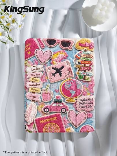 Travel Case,Compatible With IPad 9.7/10.2/10.5/10.9/12.9/Pro 11, 10th Gen,Compatible With Samsung Galaxy Tab S6 Lite 10.4 Inch,Compatible With Kindle Paperwhite 12th Gen 2024,Kindle (11th Generation) 2022 Release,Soft Anti-Fall Protection,Smart Stand/Automatic Wake Up/Sleep