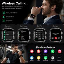 SENBONO Smart Watch (Call/Answer Calls), 1.95 Inch HD Active Touch Screen, Fitness Tracker With Heart Rate/Sleep/Blood Oxygen Monitoring, Multiple Sports Modes, Unisex Smart Watch - Black - View 7