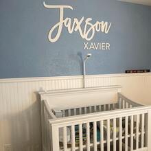 1pc Customized Personalized Children's Bedroom Nameplate Wall Sticker, Room Name Custom Gold Mirror Acrylic Sign, Suitable For Home Nameplate, Acrylic Only - Multicolor - View 3