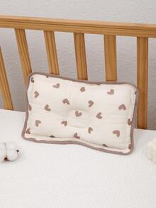 1pc Cute Printed Baby Pillow With Edging, Thin For All Seasons, Suitable For Newborn Daily Use - Multicolor - View 2