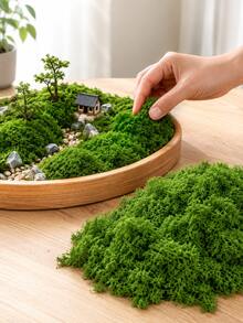 Decorative Green Moss, Suitable For Tank Crafts, Soft Natural Moss Filler, Suitable For Succulent Potted Plants, Fairy Garden, Floral Arrangement, Tabletop Centerpiece Decoration And DIY Display, Christmas, Halloween, Easter And Seasonal Home Project Greenery Decoration - Multicolor - View 3