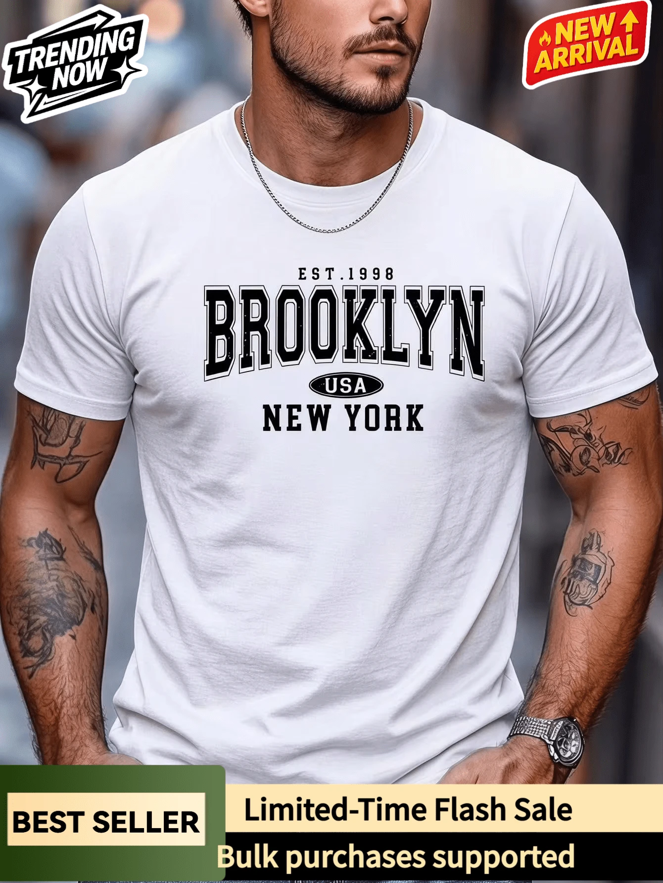 Men T-Shirts - Black - View 1