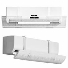 1 buah Deflektor Aliran Udara AC yang Dapat Diatur, (PET) Deflektor Ventilasi Udara Transparan yang Dapat Diatur, Masker Ventilasi Udara yang Dapat Diatur, Deflektor Anti-Aliran Udara Langsung, Posisi yang Dapat Diatur Atas, Bawah, Kiri, Kanan - Putih - View 4
