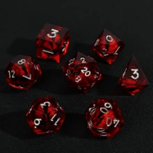 (D&D) Dadu Beholder, Dadu Resin Tepi Tajam, Dadu Polihedral, Dadu Mata Naga D&D - MultiWarna - View 7