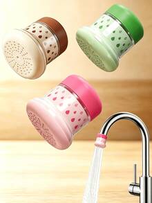 1pc Faucet Filter Core, Anti-Splash Anti-Leak Water Purifier, Detachable Sink Filter Accessory, Suitable For Kitchen, Bathroom, Shower Room, Hotel, Home, Kitchen Tools, Kitchen Gifts, Kitchen Supplies - Colorful - View 2